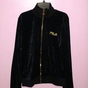 Women’s Black Line Velour Hoodie (S)